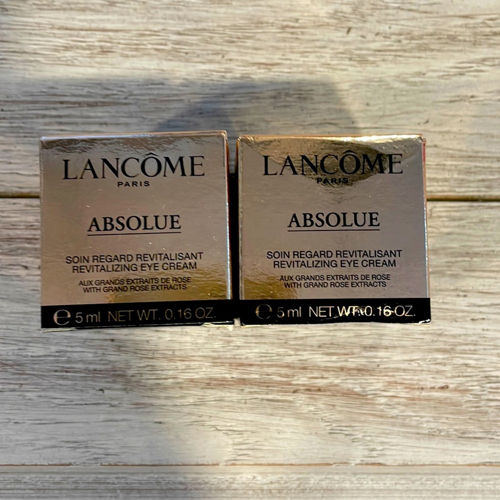 2 New in Box Lancome Travel Eye Cream!